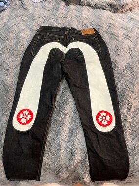 Evisu Jeans with Embroidery